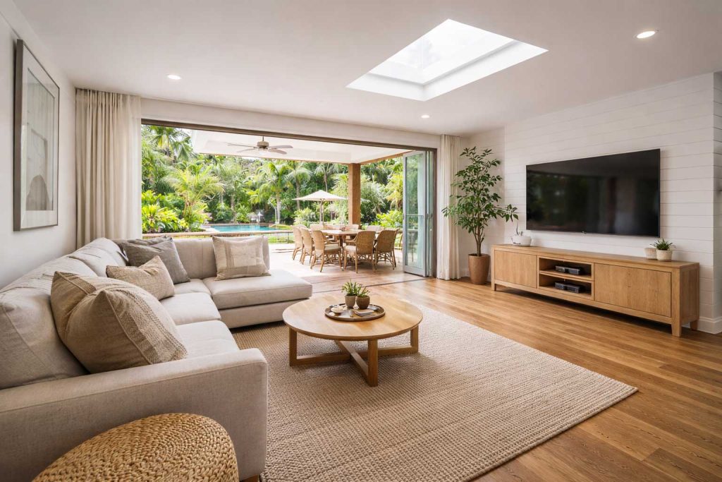 Contemporary-Northern-Beaches-Living-Room-Extension-with-Indoor-Outdoor-Flow