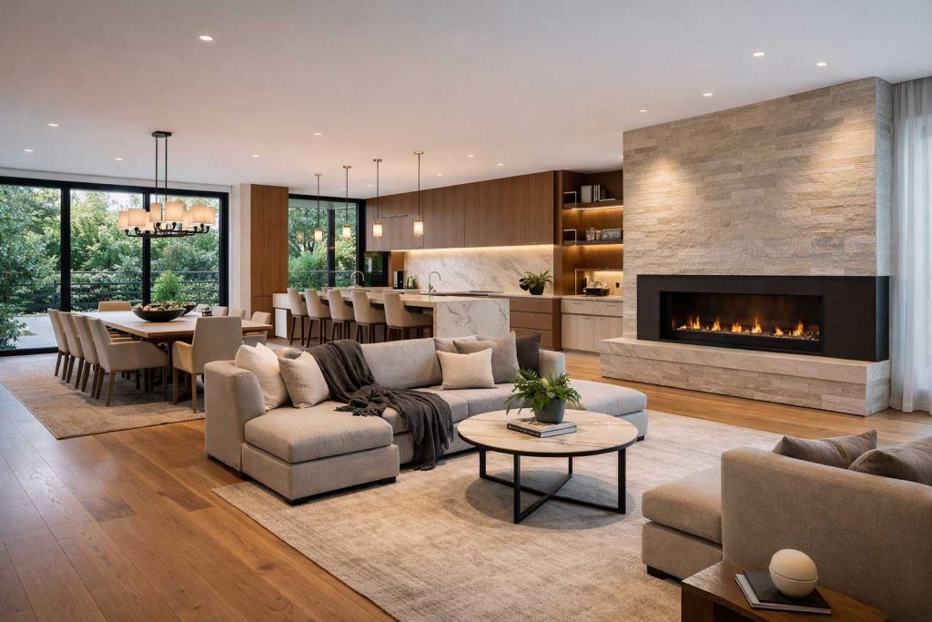 Stunning-open-plan-interiors-with-premium-finishes-are-a-hallmark-of-Ardent-Construction's-custom-homes