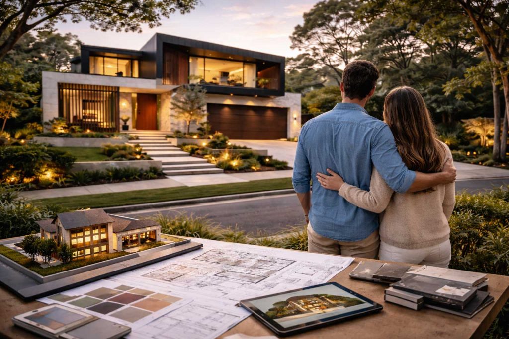 a-couple-admiring-their-dream-home-by-ardent-constructions